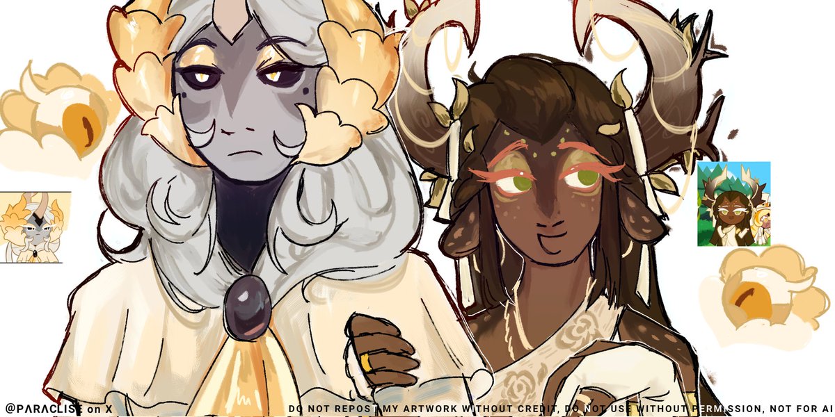 Wedding costumes from @/fluffcoilydog

#LonganDragonCookie #MillennialTreeCookie #Longantree #CookieRunOvenBreak #CROB