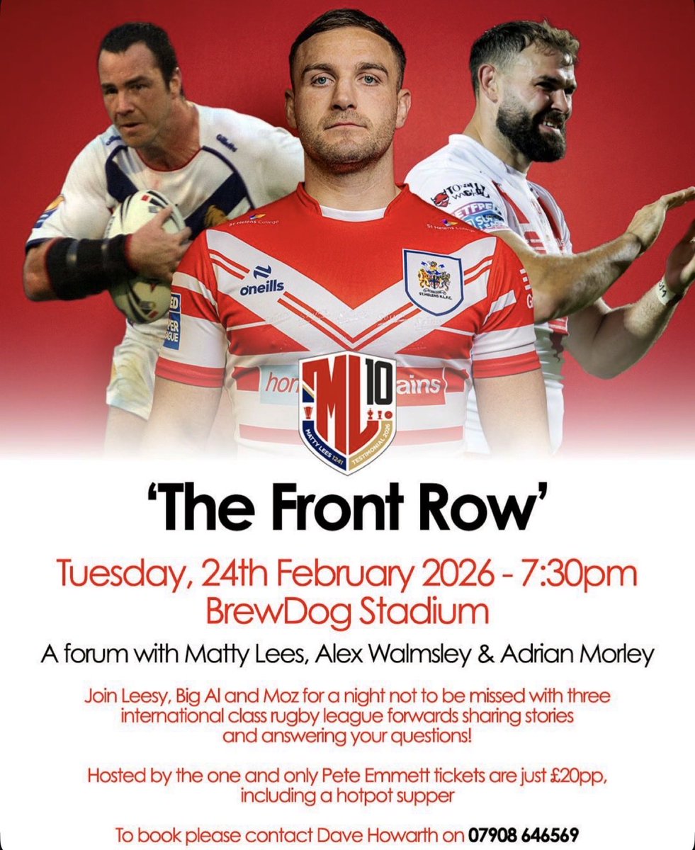 My next Testimonial event. Going to be a great night. Get your tickets by getting in contact with Dave Howarth on 07908646569. See you all there! 😁