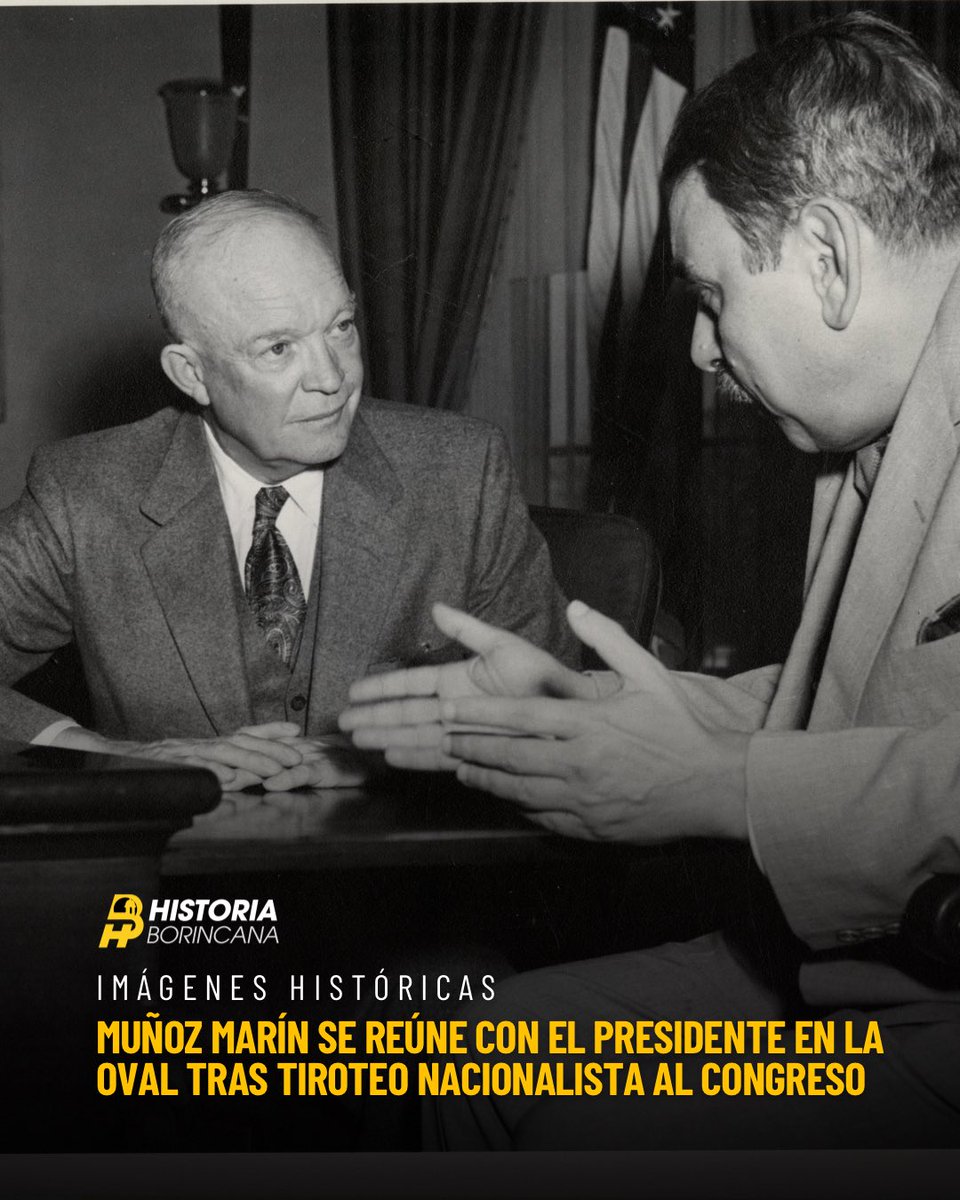 Al día siguiente del ataque armado al Congreso de Estados Unidos por miembros del Partido Nacionalista, el gobernador Luis Muñoz Marín viajó a Washington para reunirse con el presidente Dwight D. Eisenhower en la Oficina Oval. 

El tiroteo se ejecutó el 1 de marzo de 1954 desde
