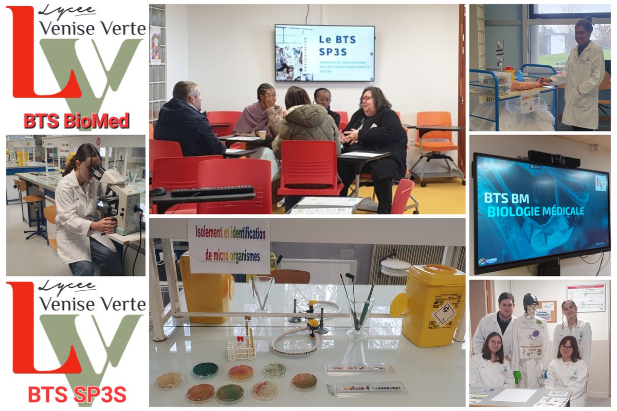 🧭 Retour sur notre #JPO post Baccalauréat du <a href="/LvvNumerique/">LvvNumerique</a> <a href="/NiortAgglo/">Niort Agglo</a>
✅️ Services &amp; Prestation Sanitaire et Sociale :  BTS #SP3S, scolaire &amp; apprentissage 📇🤝👨‍👩‍👦‍👦
✅️ Technicien de Laboratoire Analyses Médicales  : BTS #BioMed 🧫🧬🧪🔬
➡️  share.google/cK9hmc5BT9ZZe1…
<a href="/salliouxbel/">Sallioux</a>