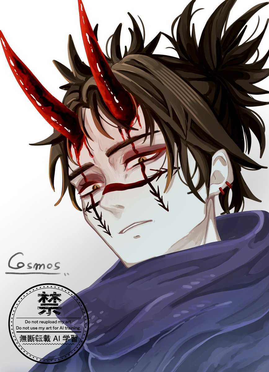 COSMOS45022964's tweet photo. 節分にちなんで、脹相を鬼にしてみたい
👹 https://t.co/fIkHDID4FV