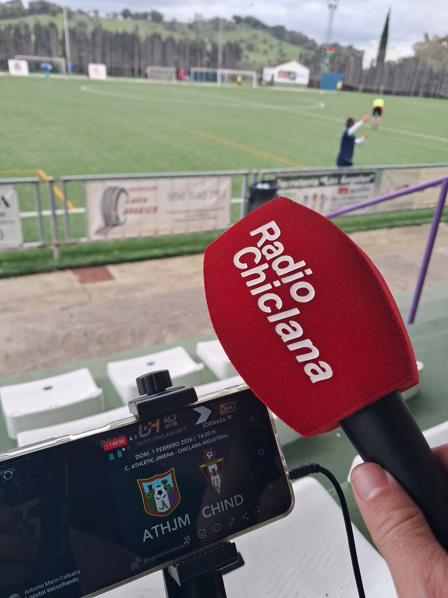 Descanso ● 
Athletic Club Jimena 1️⃣
Chiclana Industrial 1️⃣

Te lo contamos con <a href="/marcosramirez_D/">Marcos Ramírez | Área Deportiva</a>  <a href="/PepeOrtega___/">Pepe Ortega</a> y la dirección técnica de Juan Ureba