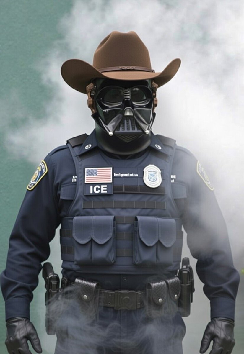<a href="/AmericaPapaBear/">AmericanPapaBear™</a> 🇺🇸Cowboy ICE Vader🇺🇸