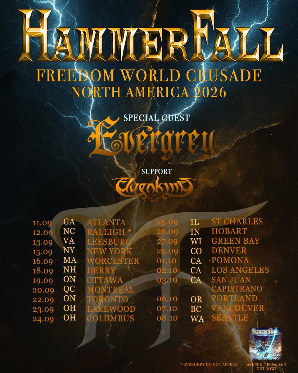 HammerFall tweet media
