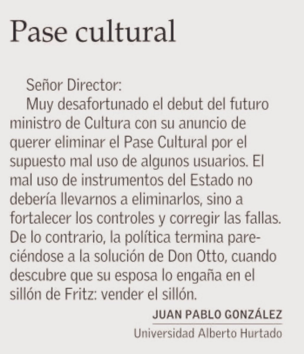 El pase cultural de Don Otto. <a href="/Panchoundurraga/">Francisco Undurraga</a> <a href="/lcruzcoke/">Luciano Cruz-Coke - SENADOR RM</a> <a href="/jcsilva_a/">Juan Carlos Silva</a>