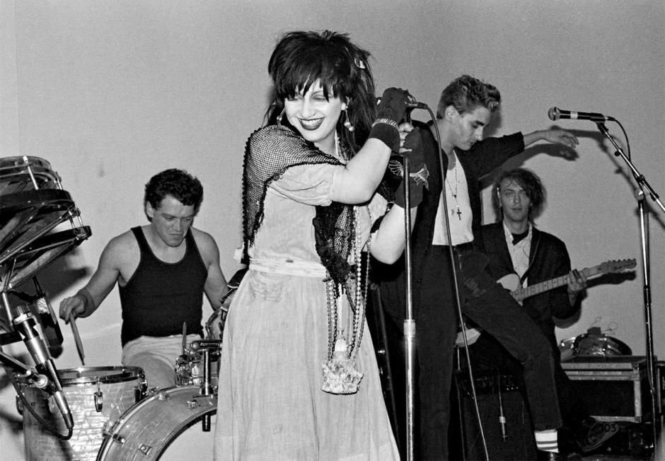 Lydia Lunch with Swans, 1983