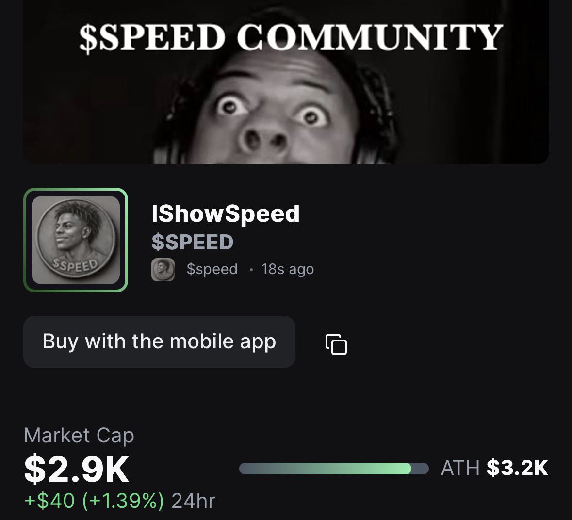 $SPEED tweet media