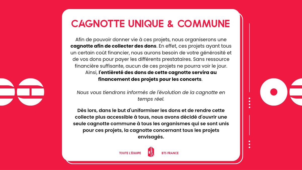 BTSFRANCE_'s tweet image. PROJET | ARIRANG TOUR • BTS

ARMY 💜
Ces dernières semaines, nous avons reçu de nombreux messages concernant les projets de concerts. Comme vous, on attendait de vous les partager avec impatience ✨

Avec les autres collectifs (@ArmyBaguettePro @BTS_France_twt @ARMYFRANCE_…
