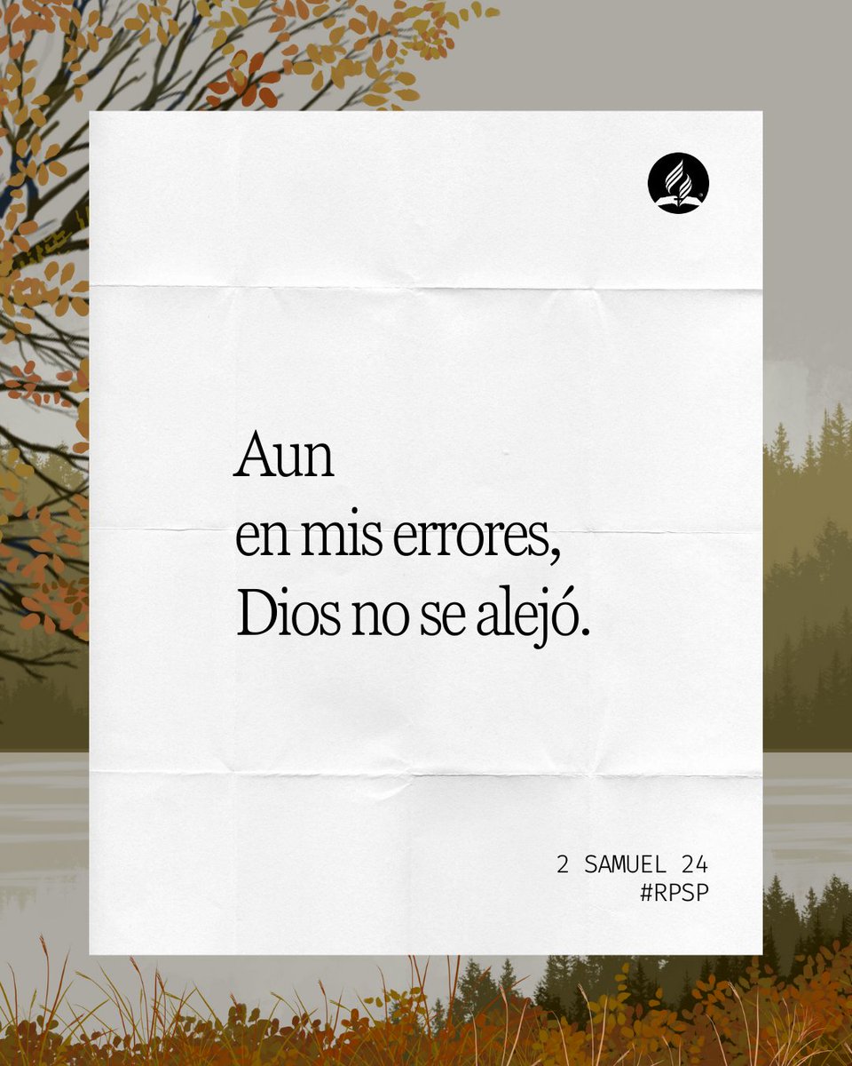 2 Samuel 24:
1️⃣Reconocer el pecado es el primer paso para la restauración. «¡Soy yo el que pecó e hizo el mal!»
2️⃣La misericordia del Señor es para darte salvación eterna. «Permíteme caer en las manos del Señor, pues su misericordia es grande en extremo». 
#RPSP