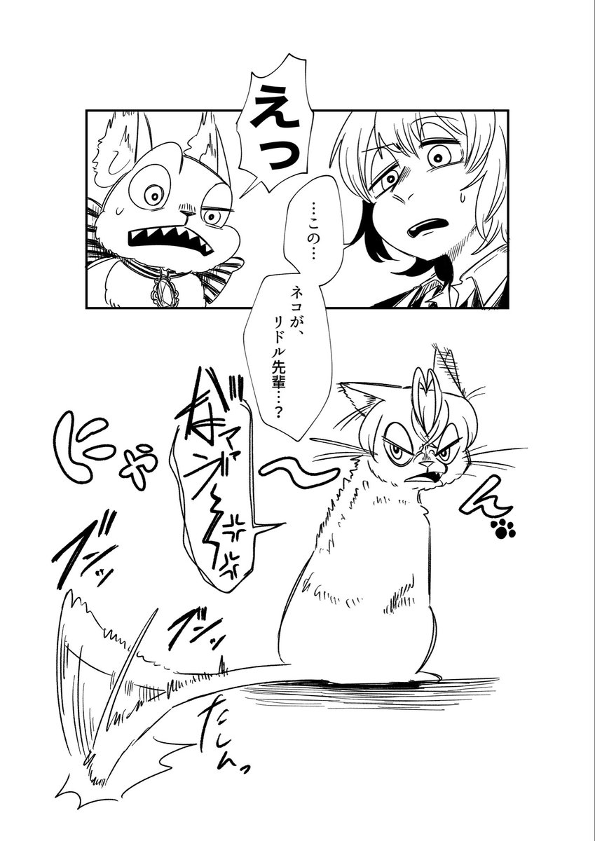 2/8 恋のリードは完璧に VR2026
新刊その①『りどる・ろーずにゃーお』 リド監♀(顔あり)
B5/28P/全年齢/300円
りどるくんがネコチャンになる話。カプ要素薄め4コマメインです。
1/3 