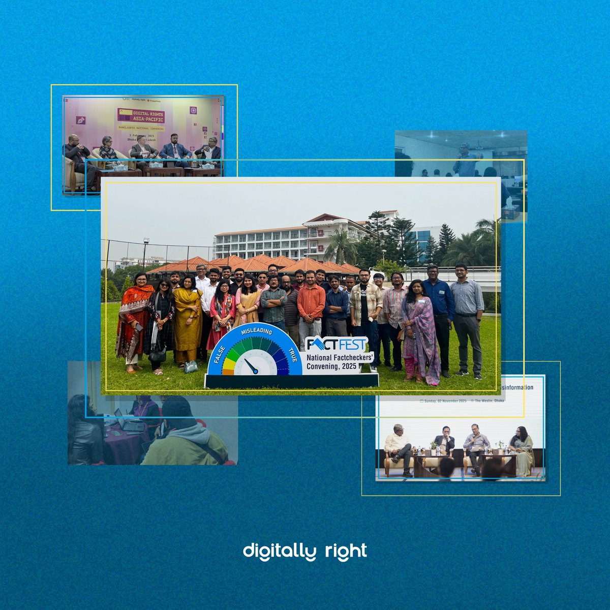 bdigitallyright's tweet photo. For us, 2025 became the busiest year we have known, not because we set out to do more, but because the moment required it.

Here is a glimpse of what the year looked like at Digitally Right: https://t.co/qxqOAuIJBi

#DigitallyRight #DigitalRights #Bangladesh https://t.co/L2Co45mVKP