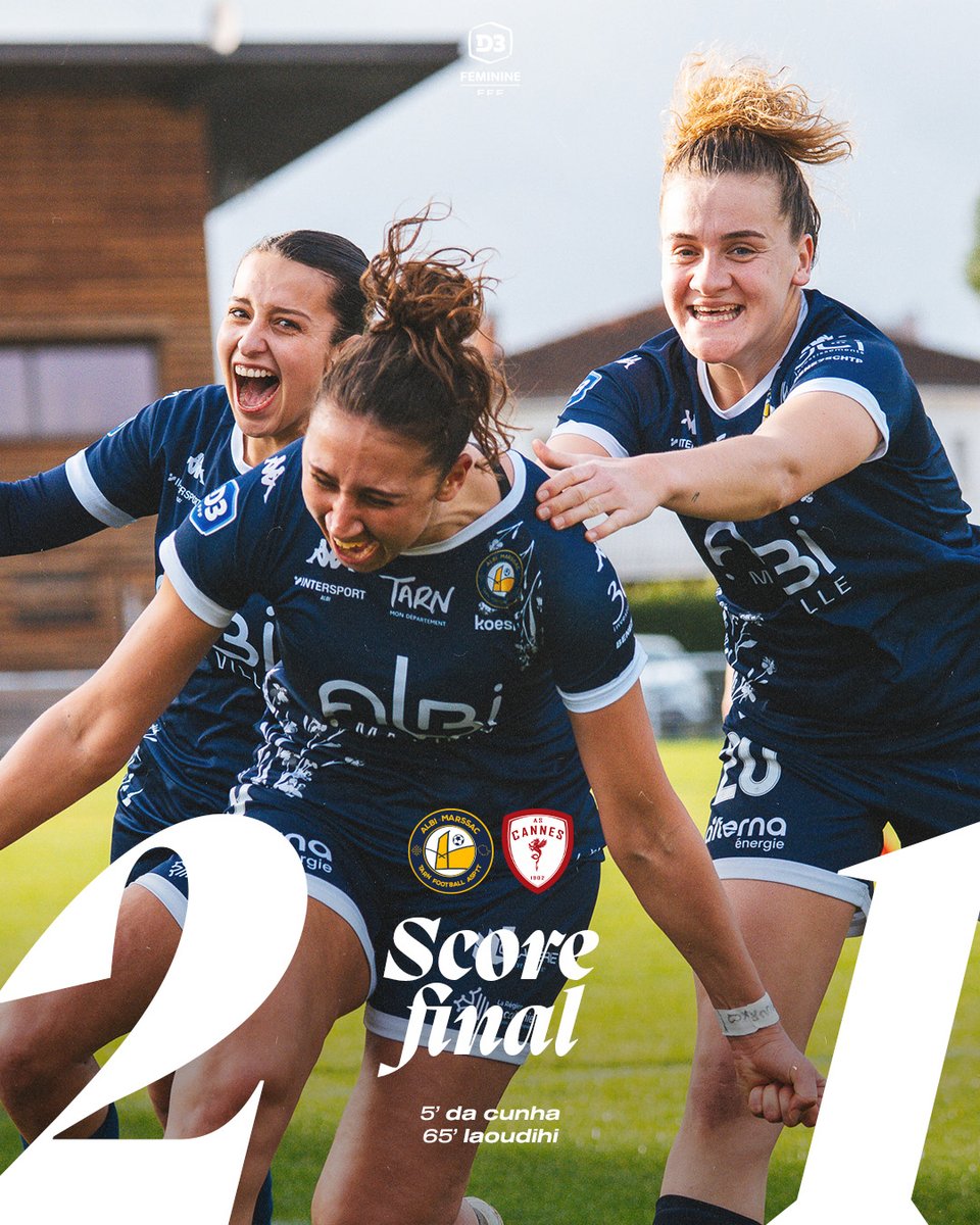 amtf_asptt's tweet photo. ✅ Victoire importante face au leader ! Nos Isatis remportent 3 points mérités face à l'AS Cannes et recollent aux équipes de tête !
➡️ Rendez-vous dans 2 semaines chez l'AS Chatenoy pour continuer sur cette dynamique ! 💙💛
#AMTF #PlusFortsEnsemble #D3F https://t.co/BHjLSfLGZy