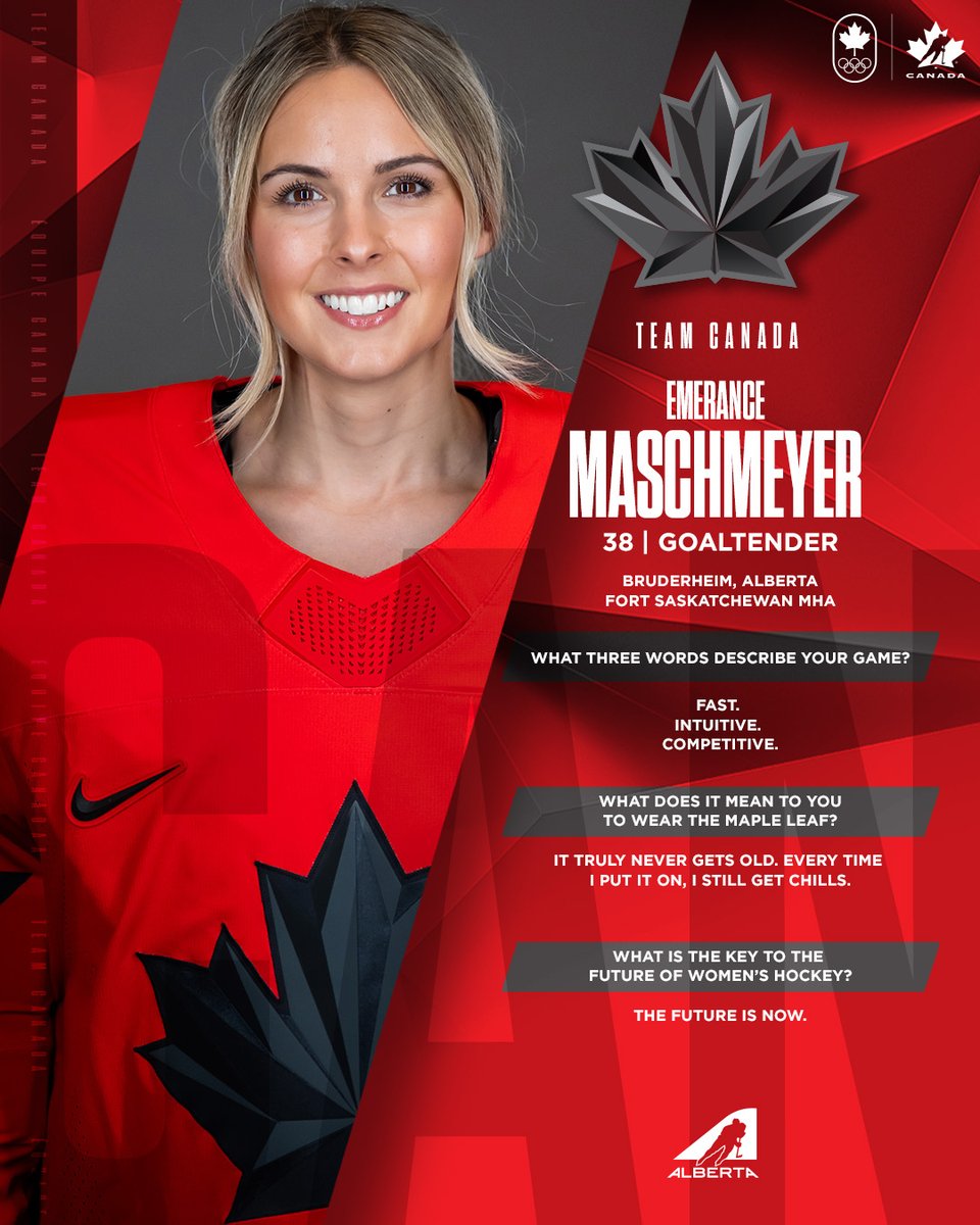 HockeyCanada's tweet image. Get to know 🇨🇦's Women's Olympic Team!

Faites connaissance avec l’équipe olympique féminine du 🇨🇦!

🍁 Renata Fast
🍁 Emerance Maschmeyer
🍁 Kristin O'Neill
🍁 Erin Ambrose

#MilanoCortina2026
