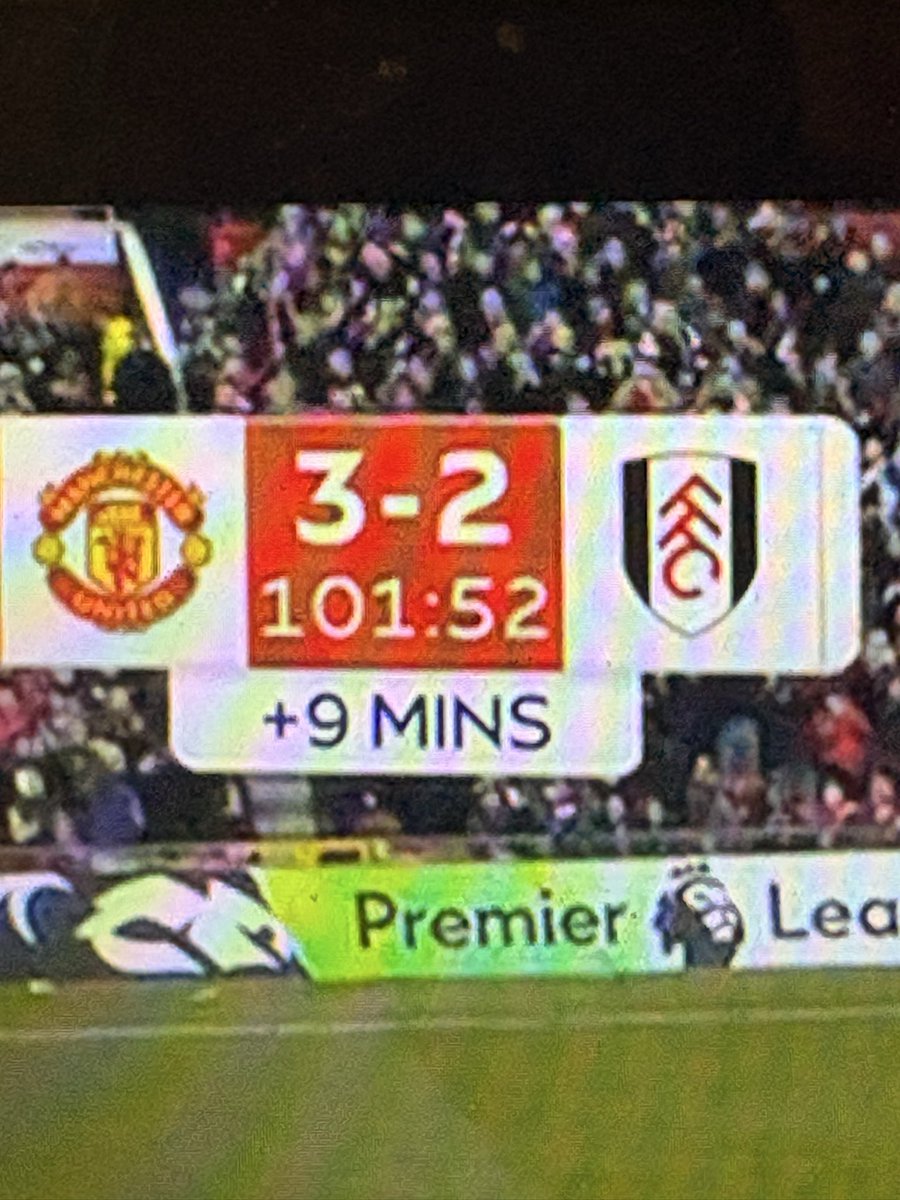 Think of all the games this season where we needed a goal and the referee blew up exactly when injury time ended even though there was stoppages in injury time 

Played an extra 3 minutes here

Ridiculous