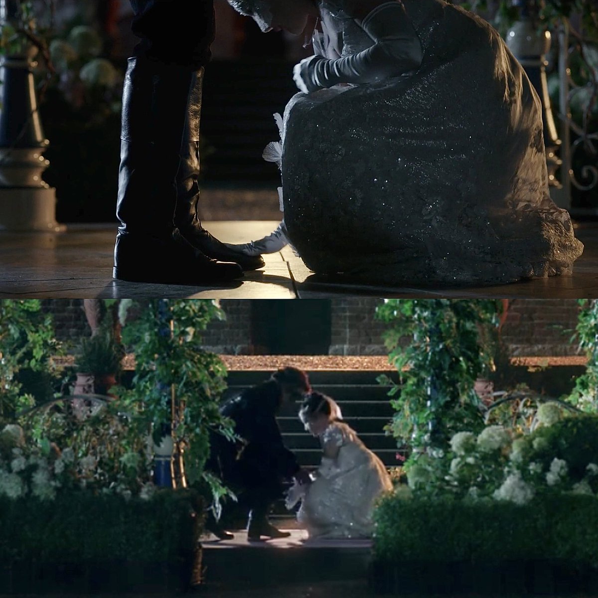 violsona's tweet photo. i like that when Sophie is on her knees, Benedict immediately gets on par with her… small details we adore 
#bridgerton #benophie https://t.co/U4LwFu4r18