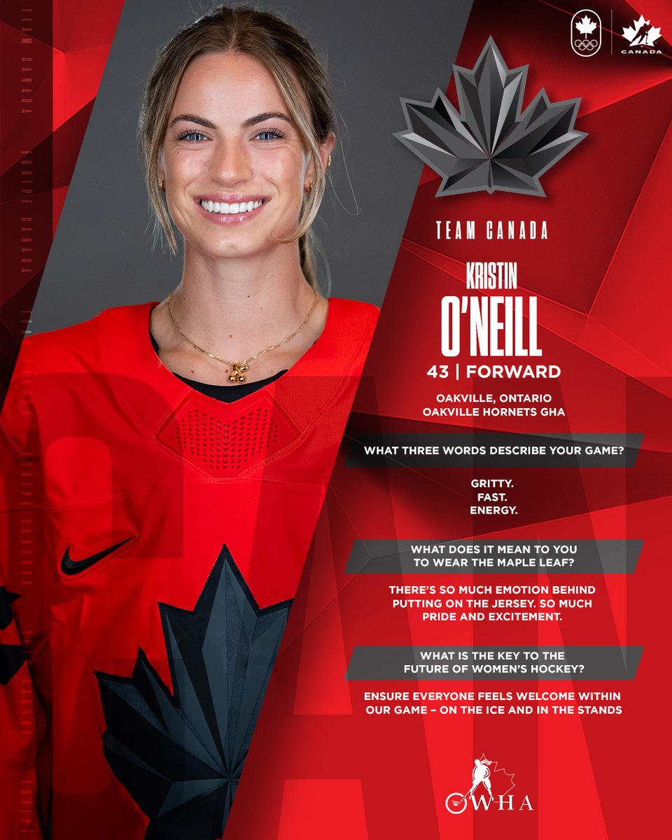 HockeyCanada's tweet image. Get to know 🇨🇦's Women's Olympic Team!

Faites connaissance avec l’équipe olympique féminine du 🇨🇦!

🍁 Renata Fast
🍁 Emerance Maschmeyer
🍁 Kristin O'Neill
🍁 Erin Ambrose

#MilanoCortina2026