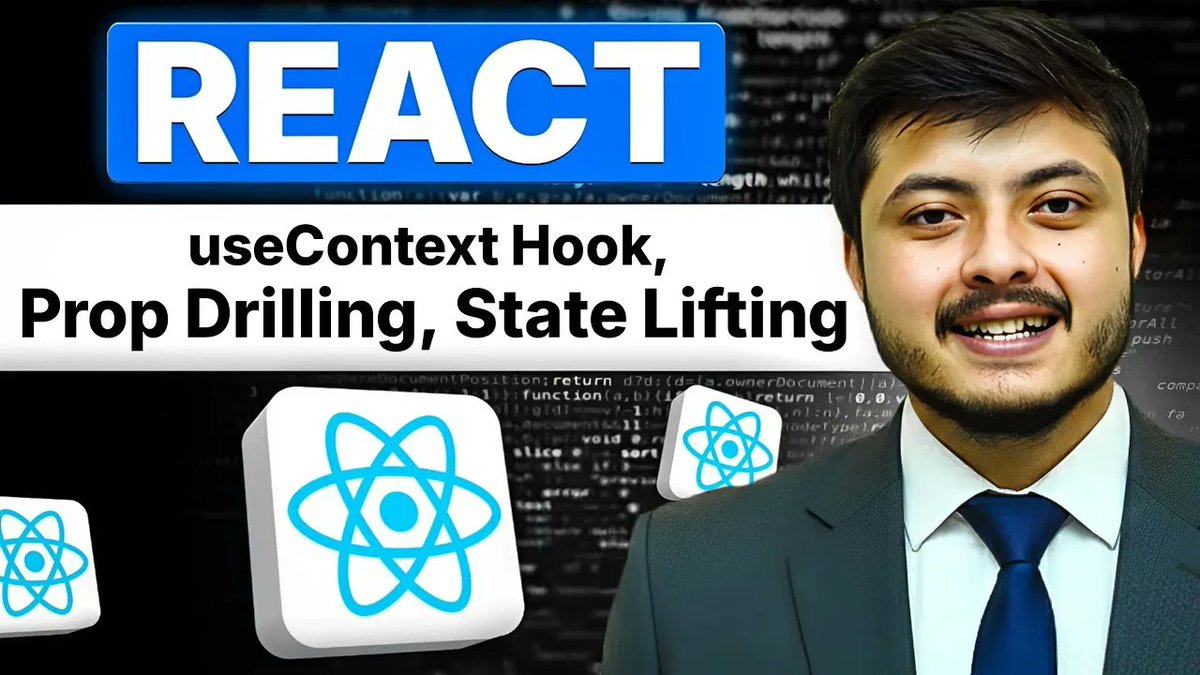 PankajB42550's tweet photo. 🚀 Day 47 — Web Dev Journey!
🎯 Topic: React Context API (First Principles)
▶️ https://t.co/Z7j6wUl5jW
🙏 Instructors:
@adityatandon02
@rohit_negi9
🤝 @PankajB42550 — Let’s connect!
#React #ContextAPI #useContext #WebDevelopment #Frontend
Radhe Radhe 😊🙏 https://t.co/iJ2YOz29xB