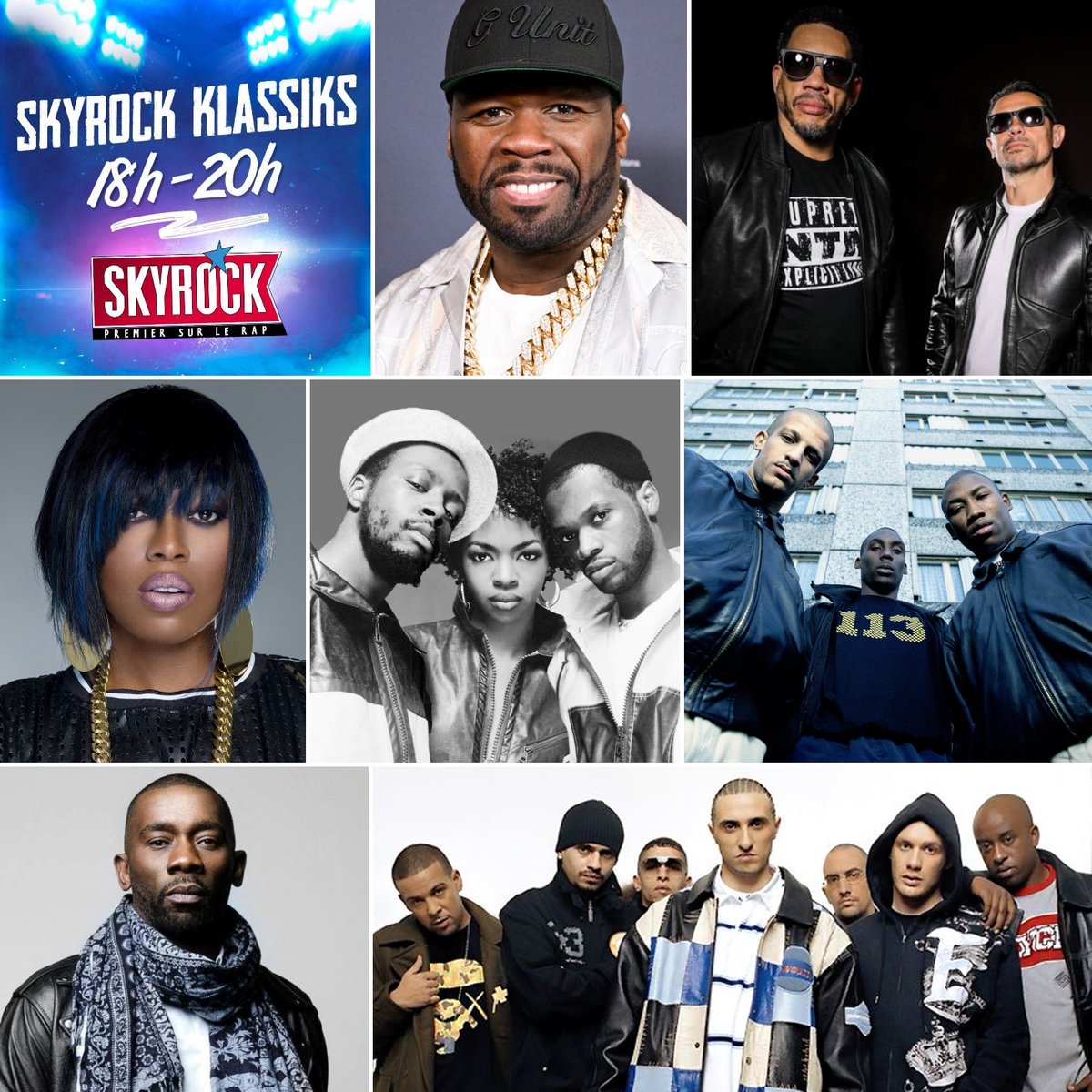 SkyrockFM's tweet photo. A 18h #SkyrockKlassiks ce soir :
#50Cent #Ntm #Sniper #MissyElliott #Passi et d'autres Klassiks jusqu'à 20h sur Skyrock..!
🎧 https://t.co/80SMmalfU0 https://t.co/2ehzi9afTz