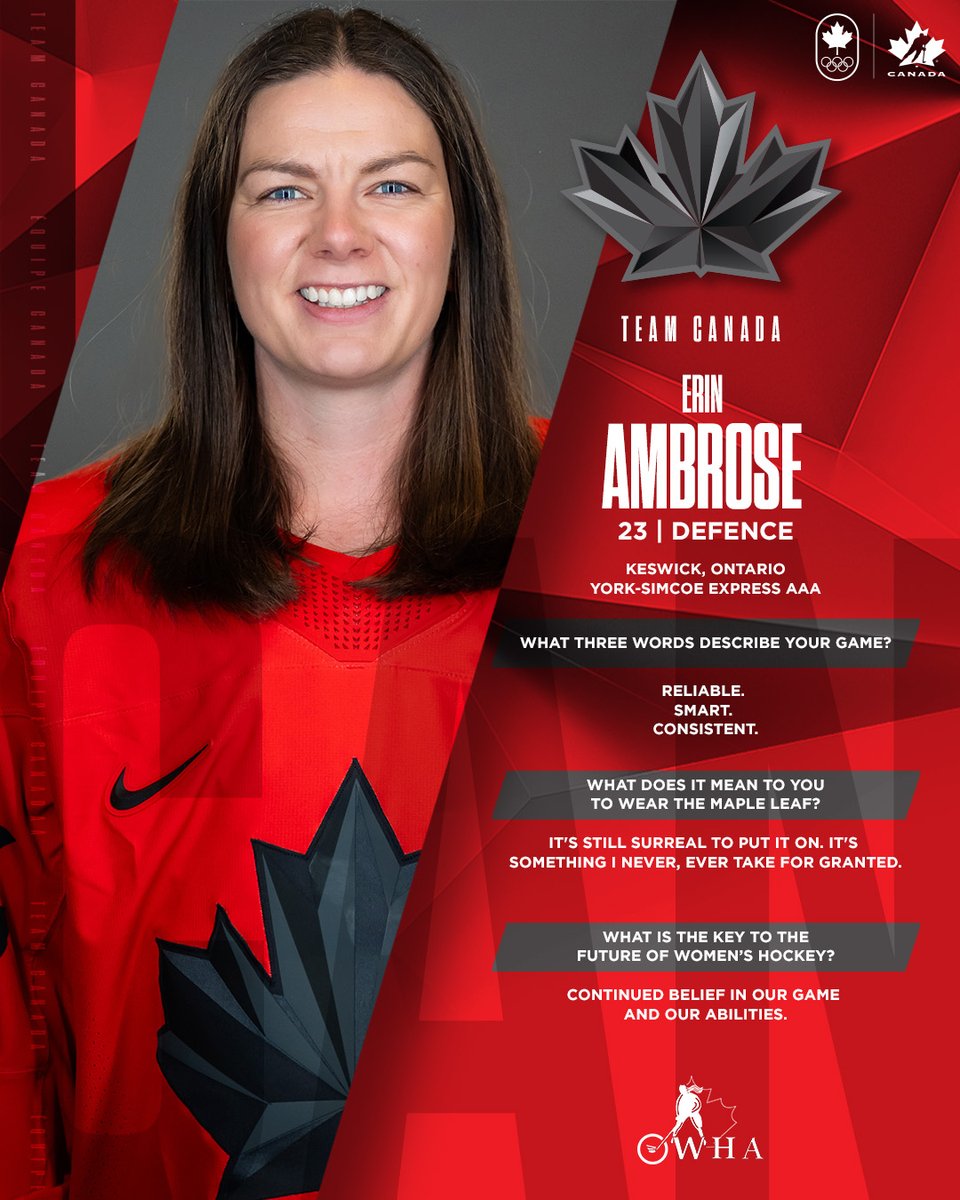 HockeyCanada's tweet image. Get to know 🇨🇦's Women's Olympic Team!

Faites connaissance avec l’équipe olympique féminine du 🇨🇦!

🍁 Renata Fast
🍁 Emerance Maschmeyer
🍁 Kristin O'Neill
🍁 Erin Ambrose

#MilanoCortina2026