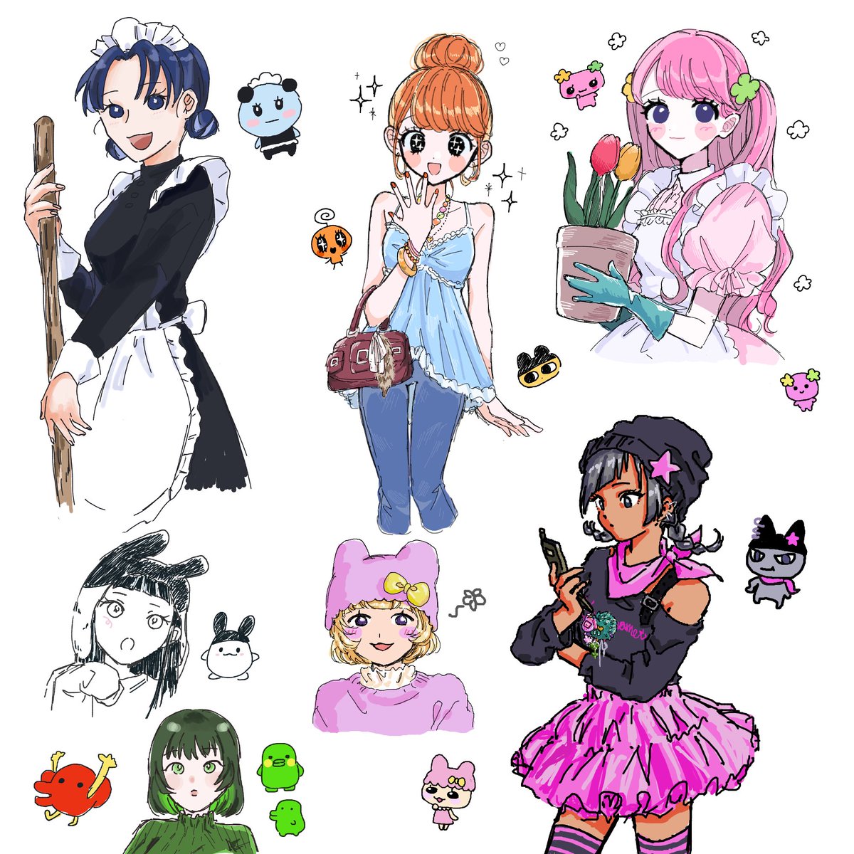 xxx_03cha's tweet photo. たまごっち擬人化絵チャありがとうございました♬
たまごっちの擬人化描くのむずいことが分かった https://t.co/kDT9NzJZ7C