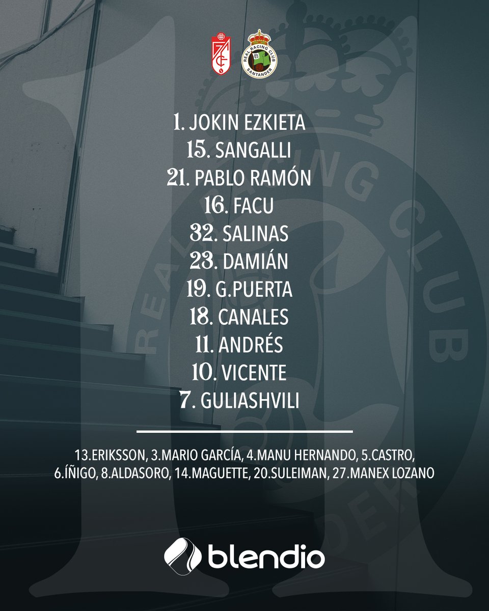 🚨 ¡Ya conocemos el 11 inicial elegido por José Alberto para arrancar en el Nuevo Los Cármenes! #GranadaRacing