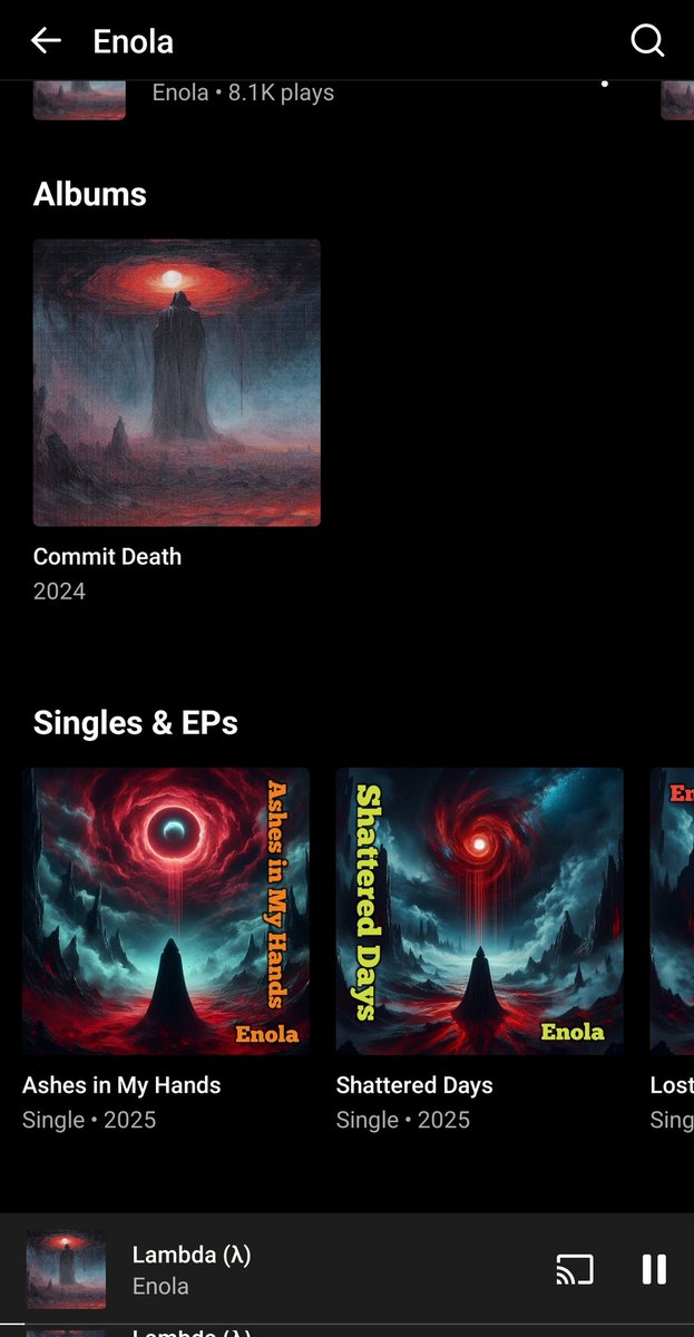 howtodresvvell's tweet image. min @soundsofenola ada AI masuk ke YT music pake nama u terus artworknya dimirip2in commit death