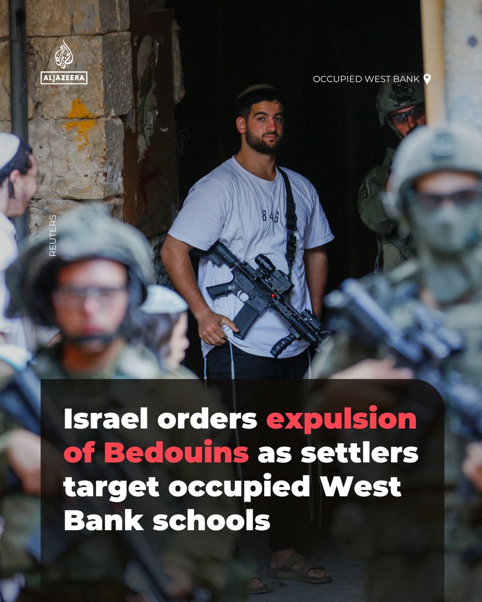 Israeli forces have intensified their campaign of forced displacement across the occupied West Bank, issuing expulsion orders to an entire Bedouin community east of Ramallah and escalating forcible demolition policies in occupied East Jerusalem.

🔗: aje.news/7camz1