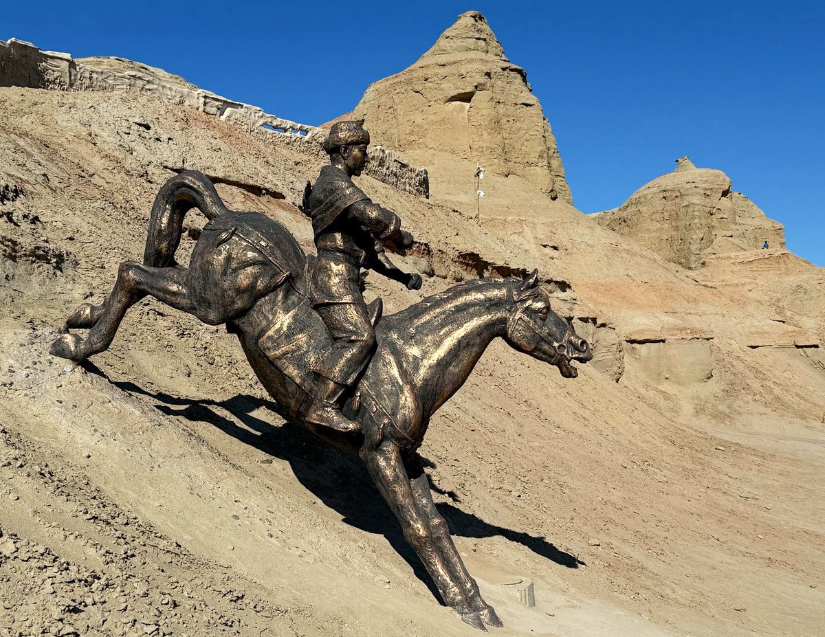 LetsGoKayaking's tweet photo. #alphabetchallenge #WeekDforDramatic
The Urho Ghost City (also known as Devil’s City or Wind City), located in the Urho District near Karamay in Xinjiang, China, is a striking wind-eroded landscape that has served as a filming location for several notable movies and series due to its eerie, otherworldly rock formations.
Below is a brief summary of key productions filmed there;
•Crouching Tiger, Hidden Dragon (2000 film)
•Seven Swords (2005 film)
•The Visitors on the Iceberg (1963 film)
•Ghost Blows Out the Light: Candle in the Tomb (2016 series)
•A Record of a Mortal’s Journey to Immortality (2024 series)