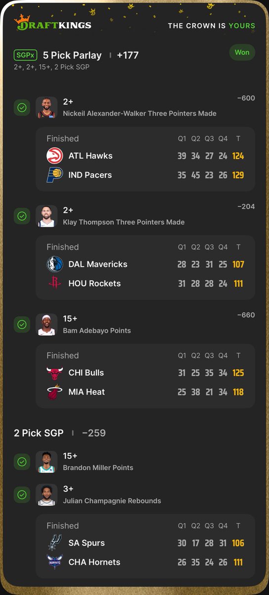 DickTheMainMan's tweet photo. @CodyBrownBets Thanks Cody! https://t.co/R4o1BwcZvi