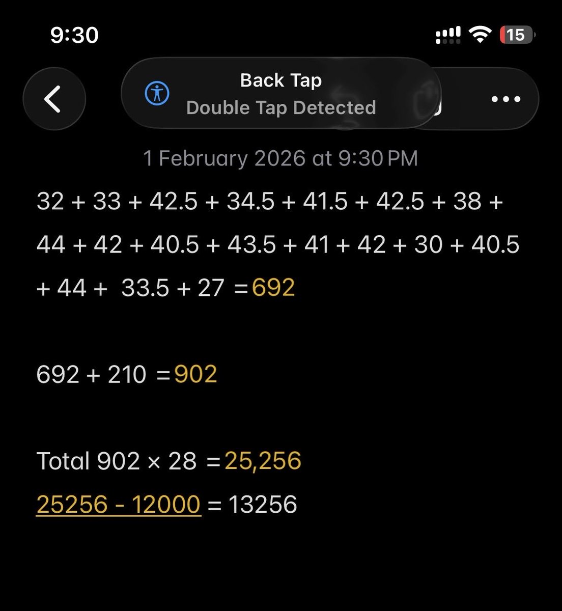 SikdarWasudeo's tweet photo. I understood it detected because i intentionally do that, I double tap on the back side for screenshot. But this detail should not be here on the screenshot simple. Why? @Apple why? https://t.co/BBduFAUz1S