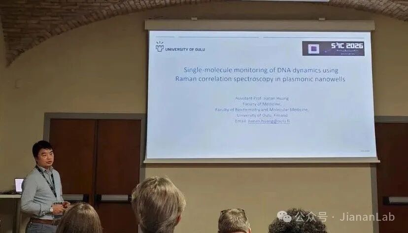 RamanProSeq's tweet photo. It was a great experience to present and discuss our single-molecule SERS research at Oulu (European Capital of Culture 2026) with scientists at the Single-molecule Sensors and nanoSystem conference 2026 (S3IC 2026) at the artistic atmosphere of Rome: https://t.co/SkhMivIujY https://t.co/HtoBRkj88o