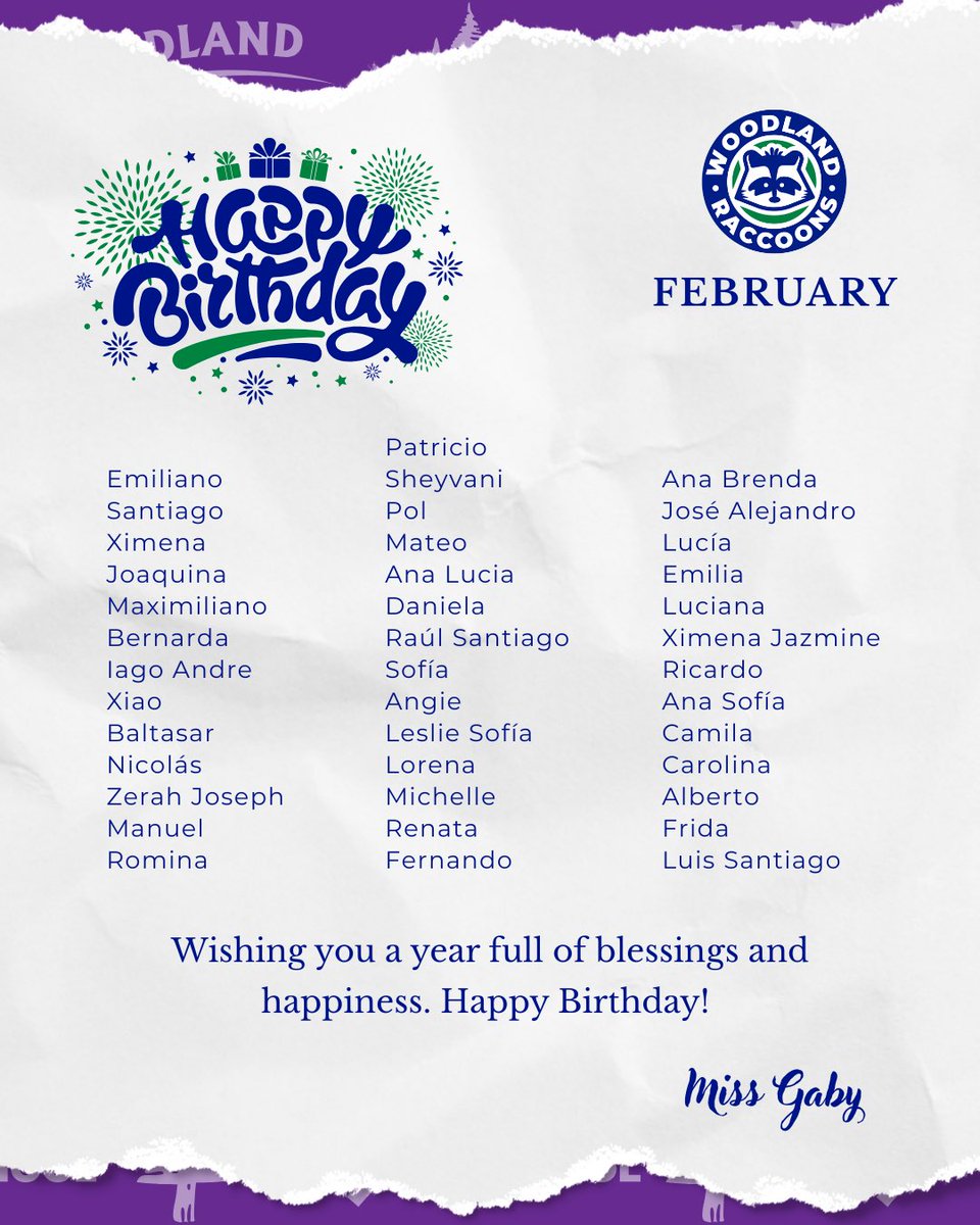 #proudlyWoodland #happybirthday 🎉