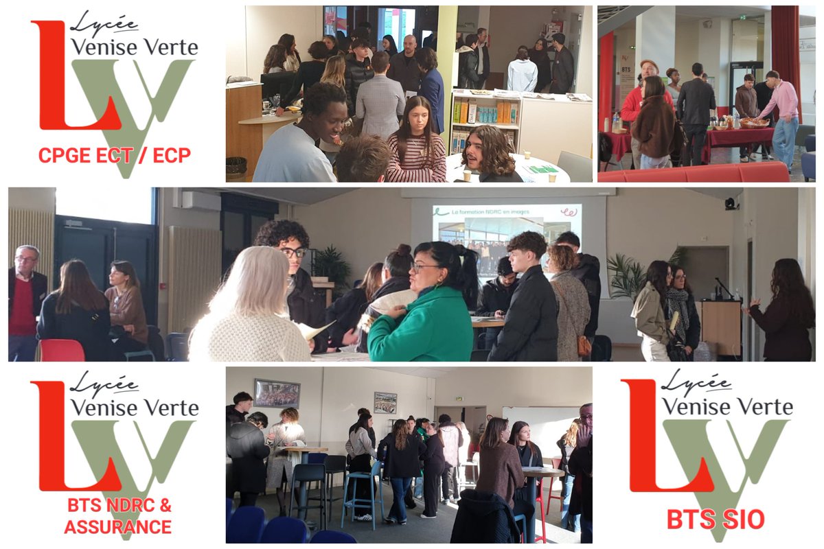 🧭 Retour sur notre #JPO post Baccalauréat du <a href="/LvvNumerique/">LvvNumerique</a> <a href="/NiortAgglo/">Niort Agglo</a>, scolaire et apprentissage
✅️ Banque, Commerce et Vente : BTS #NDRC scolaire et apprentissage 🎯📈🗓
✅️ Ecole de Commerce et #IAE : #CPGE #ECT pour #STMG &amp;  #ECP pour Voie #Pro
<a href="/salliouxbel/">Sallioux</a> <a href="/IAEFRANCE/">IAE FRANCE</a>