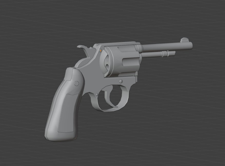 NullSquids's tweet image. Not the best at making gun models but here's my attempt and I think it turned out pretty good c: 
#TheSpadesDiner #RobloxDev #Blender