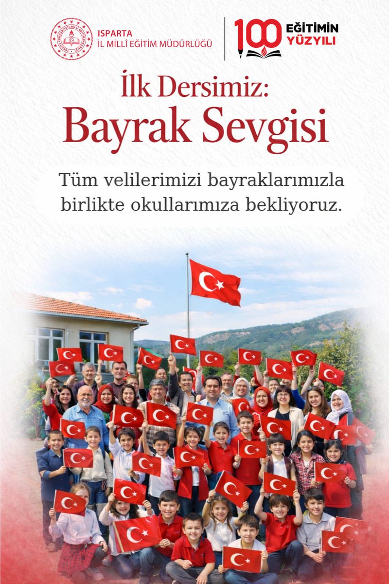🇹🇷 İlk Dersimiz: Bayrak Sevgisi

Yeni döneme, ortak değerlerimizi merkeze alan bir başlangıç yapıyoruz.

Ay yıldızlı bayrağımızın temsil ettiği birlik, sorumluluk ve aidiyet bilincini;okullarımızda öğrencilerimiz ve velilerimizle birlikte ele alıyoruz.

Eğitim ortamlarımızda
