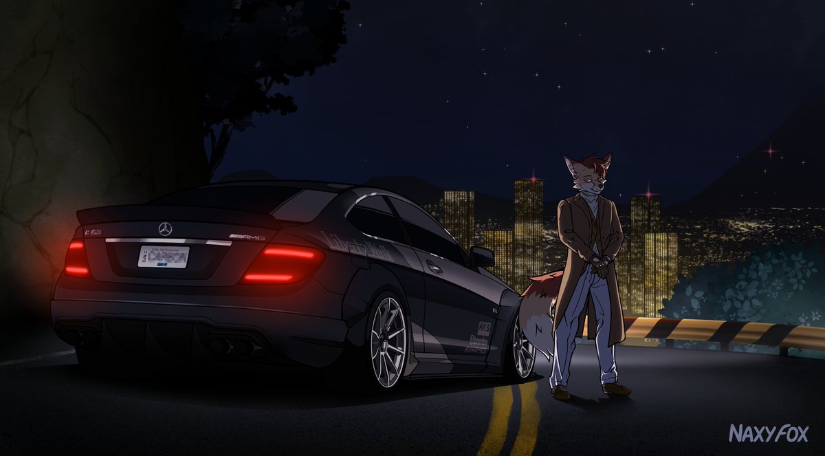 NaxyFox's tweet photo. Car commission for anon
Fennec fox - a member of TFK crew and his CL63 AMG Widebody with custom livery
Inspired by NFS Carbon
#furry #art #furryart #fox #digitalart #digitalpainting #carart https://t.co/ggnWAzZqwl