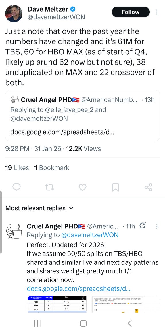 driveshareguy's tweet photo. @Switchblade97 Can't say for sure this reply is what started this all... Dave's invested in the perception of a wrestling war on his own, but this person in his replies is one of the 'math geniuses' Dave refers to. Dave didn't respond to the og reply until after his Friday show with Garrett. https://t.co/azPuLwS18F