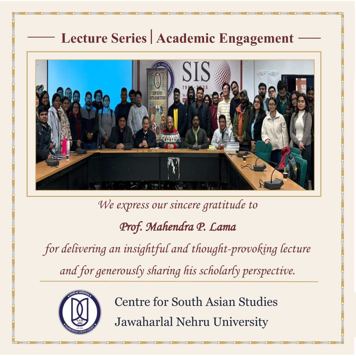 csasjnuofficial's tweet image. Grateful 😇
#CSAS
#SIS
#JNU