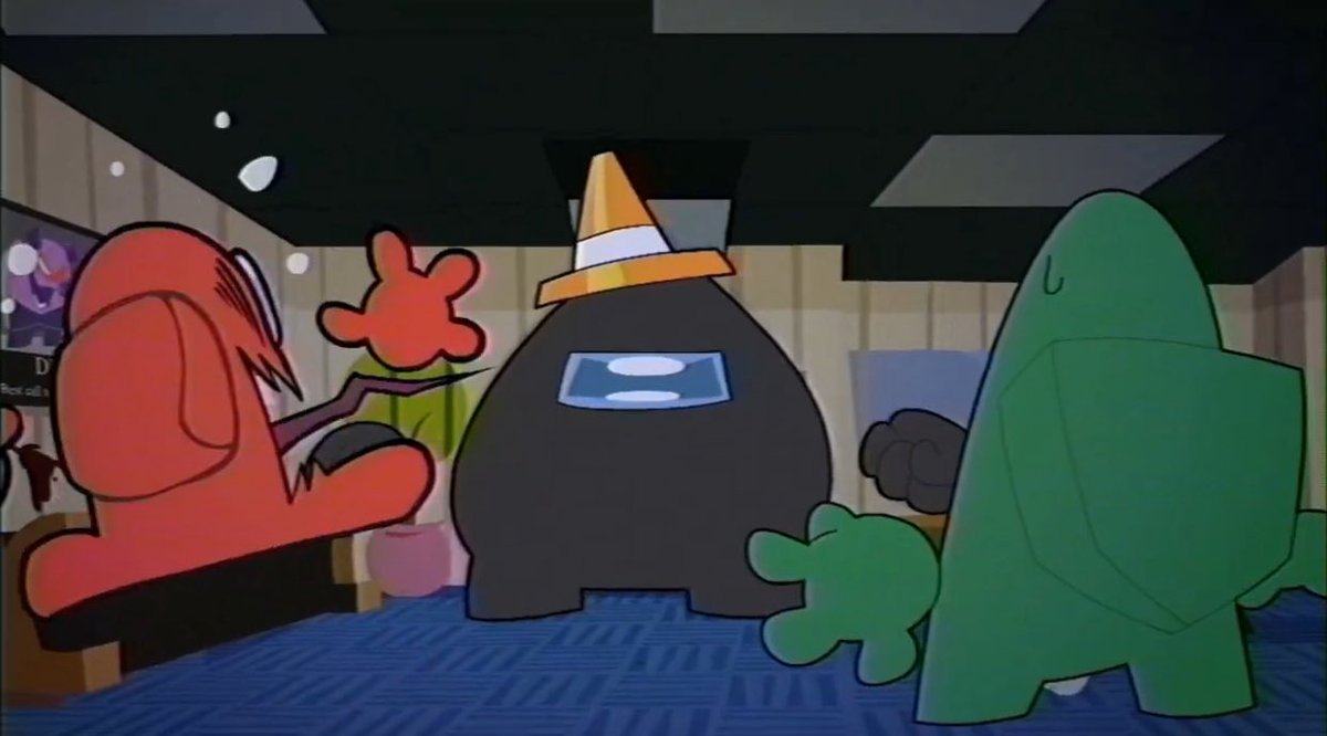 I hope his appearance here means this is actually black impostor's design in the mod and he's a fat fucking chud