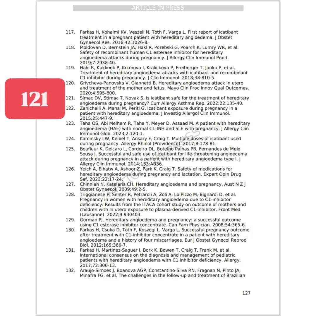 danielsimac's tweet photo. The new International/Canadian Hereditary Angioedema Guideline dropped a few days ago (https://t.co/OjCZBTLwft). It's exciting as an #HAE specialist, and to see my name listed among the references, even for a minuscule contribution, but still something I'm proud of. https://t.co/XX8hGwOp4n
