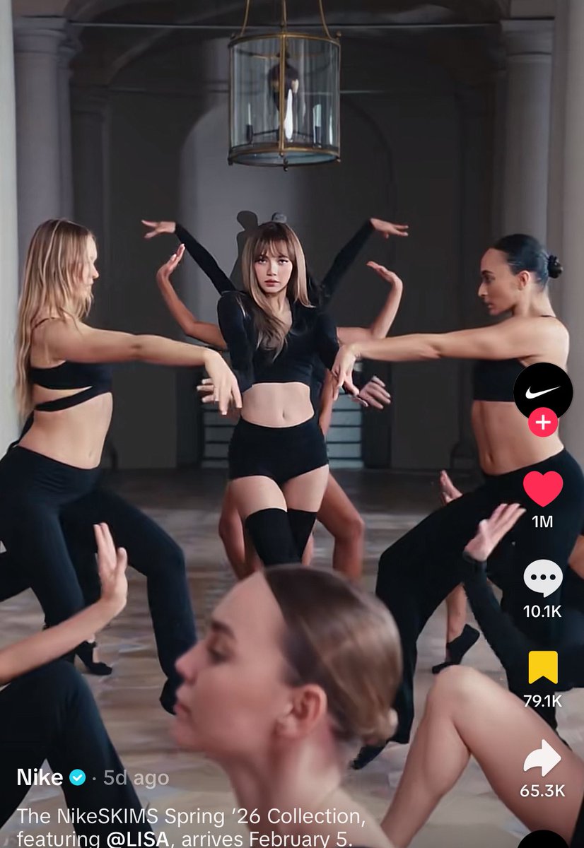 not her ads for nike x skims already getting 1M likes. People are so hungry for lilidance😭