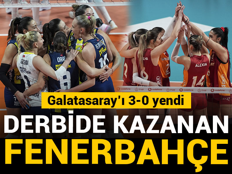 Derbide kazanan Fenerbahçe: Galatasaray'ı 3-0 yendi 
halktv.com.tr/spor/derbide-k…