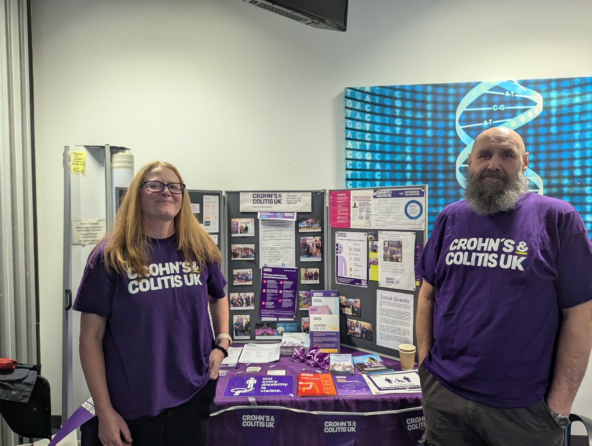 bonnarc's tweet photo. Great day again at Salford Royal's 2nd Intestinal Awareness Day. Thank you again to @crohnsandcolitisuk for helping promote CCUK and The Salford IBD team. See you next year 👏
#1F
#IBD
#ccuk 
@SalfordCO_NHS https://t.co/Yuv8576woC