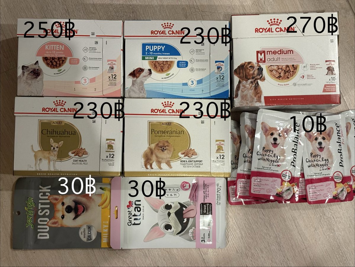 ส่งต่ออาหารน้องแมว น้องหมา royal canin
🌸 ส่งฟรีทุกกล่อง ซองเล็กถ้ารับเดี่ยวค่าส่ง 30฿ ค่า
#อาหารหมา #อาหารแมว #royalcanin #รอยัลคานิน #ส่งต่ออาหารแมว #แมว