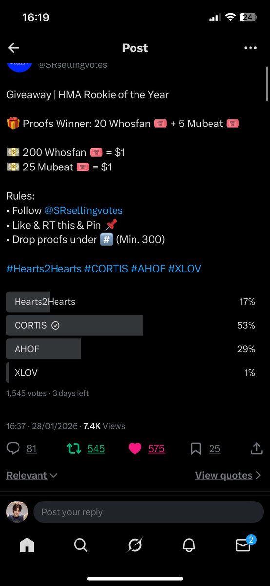 juhoonified's tweet photo. @SRsellingvotes for #CORTIS https://t.co/HWxY09mQs5