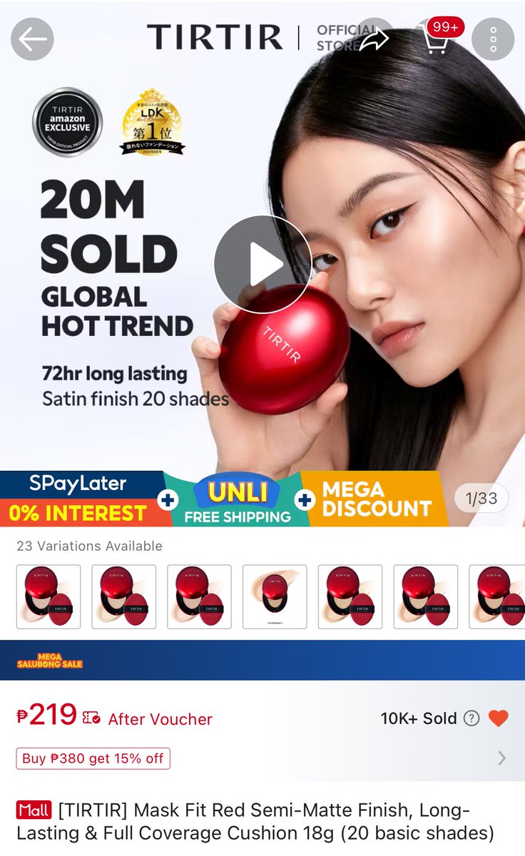 tirtir for ₱219!

🖇️: s.shopee.ph/8pfzUDJa1E