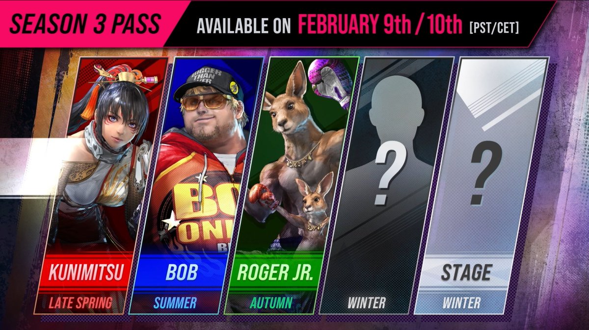 We're really not getting a Chang in Tekken 8 thats so depressing lmao Oh well kinda hyped for Kunimitsu and Roger Jr to see what they do with them 🤔