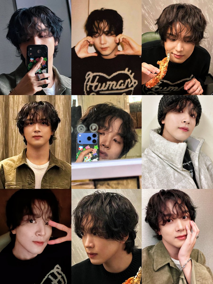 haechan with his perm hair 🫶🏼