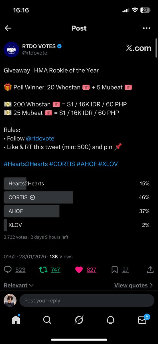 juhoonified's tweet photo. @rtdovote for #CORTIS https://t.co/5RShSBwtUq