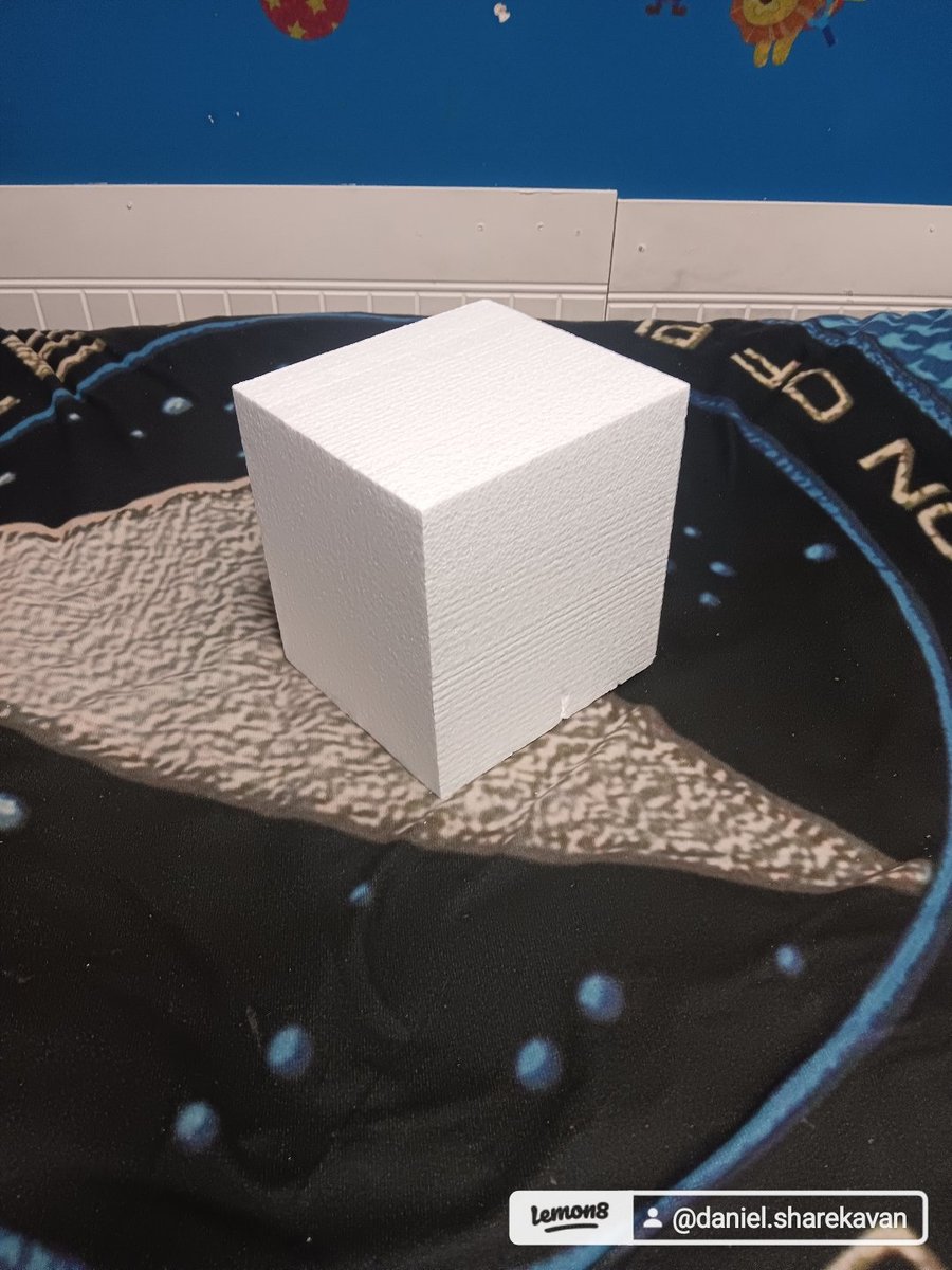 My first d.i.y prototype hand built Star Trek TNG Borg Cube model.